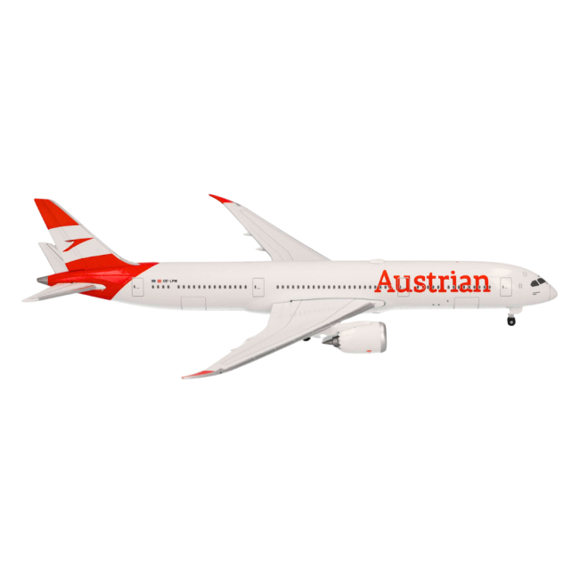 Herpa Wings Flugzeugmodell Austrian Airlines Boeing 787-9 Dreamliner (1:500)